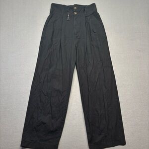 NWT Hunter & Brown Wide Legged Black Pants Size Medium